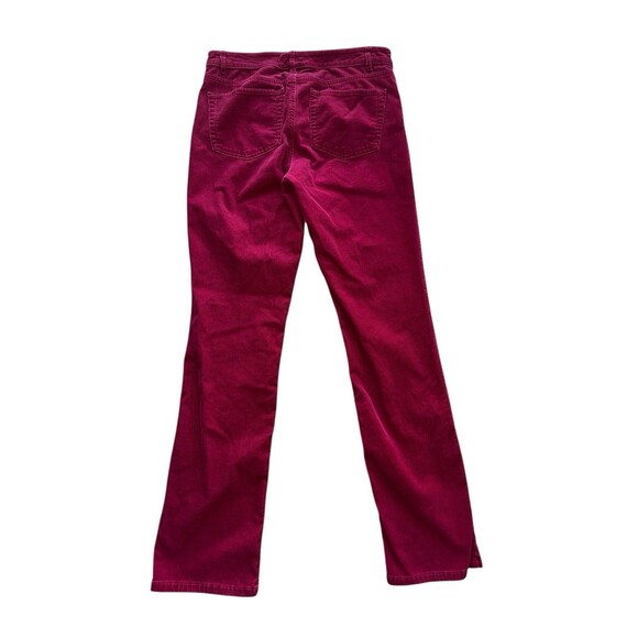 Chaps Womens Corduroy Pants Red Velvet Feel Size 6 Preppy Y2K Style Fall - Picture 7 of 14